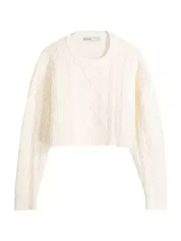 Свитер Bershka, цвет Wool White