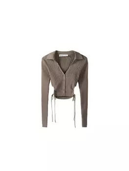 Свитер Bershka, коричневый