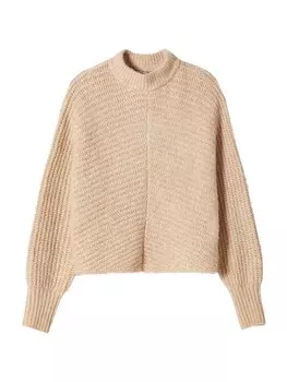 Свитер Bershka, пятнистый бежевый