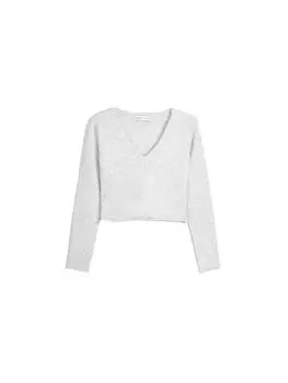 Свитер Bershka, пятнистый серый