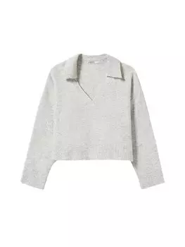 Свитер Bershka, пятнистый серый