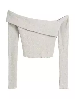 Свитер Bershka, пятнистый серый