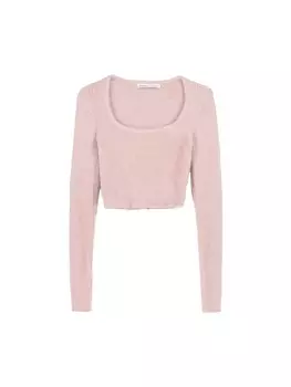 Свитер Bershka, розовый