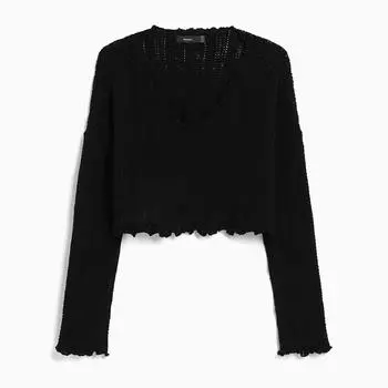 Свитер Bershka Rustic, черный