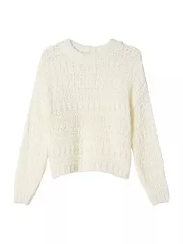 Свитер Bershka Sweater, экрю