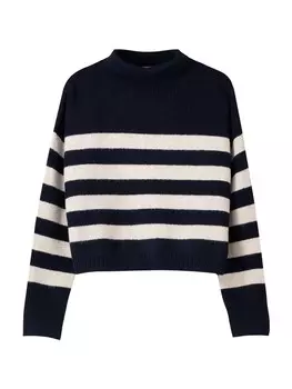 Свитер Bershka, темно-синий