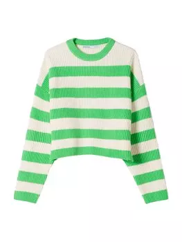 Свитер Bershka, трава зеленая