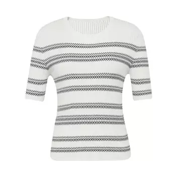 Свитер бесшовный Deep Breath с короткими рукавами, черный