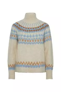 Свитер - Бежевый - Классический крой Y.A.S.