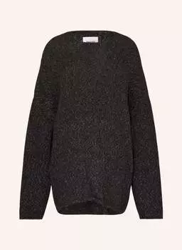 Свитер black palms BUBBLE mit Alpaka, темно-серый