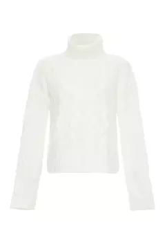 Свитер Blonda Rollkragen, белый