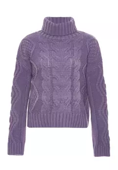 Свитер Blonda Rollkragen, фиолетовый