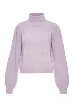 Свитер Blonda Rollkragen, лавандовый
