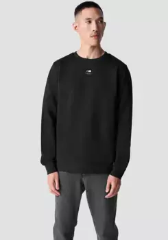 Свитер BMW с круглым вырезом и широким поясом на манжетах, черный