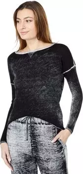 Свитер-бойфренд «Охотница» Blanc Noir, черный