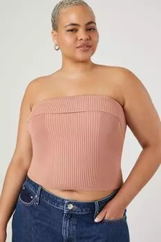 Свитер больших размеров, вязаный топ без рукавов Forever 21