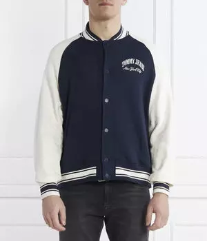 Свитер-Бомбер Regular fit Tommy Jeans, синий