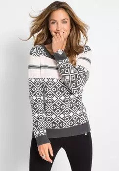 Свитер bonprix, антрацит