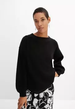 Свитер bonprix, черный