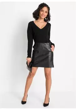 Свитер bonprix, черный