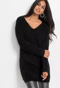 Свитер bonprix, черный