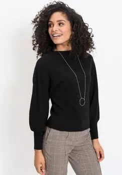 Свитер bonprix, черный