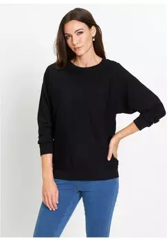 Свитер bonprix, черный