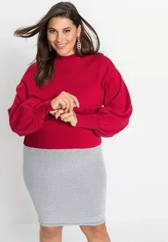 Свитер bonprix, темно-красный