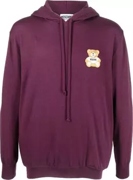 Свитер бордо Moschino, красный