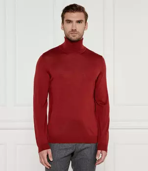 Свитер BOSS BLACK Musso-P Slim Fit, красный