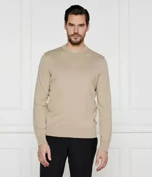 Свитер Boss Ebello-p Regular Fit, бежевый