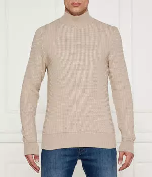 Свитер Boss Emaurelio Regular Fit, бежевый