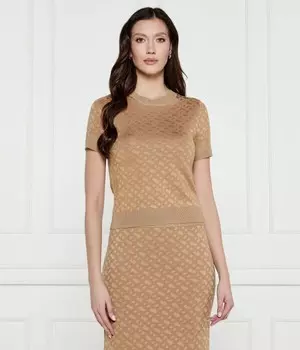 Свитер Boss Forkena Regular Fit, бежевый