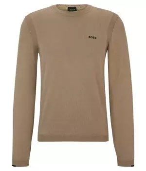 Свитер Boss Green Ever-X Regular Fit, бежевый