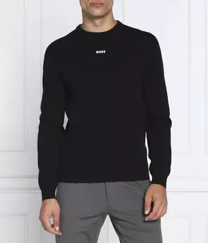 Свитер Boss Green Ralfio Regular Fit, черный