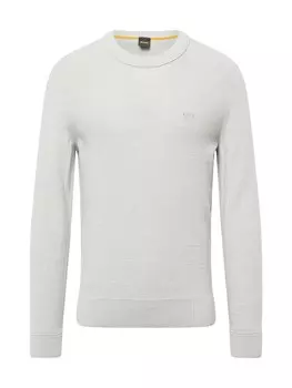 Свитер BOSS Orange Avac, светло-серый