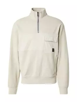 Свитер BOSS Sweatshirt Ze_Nylonhem, бежевый
