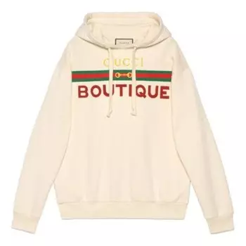 Свитер boutique printing creamy white Gucci, белый