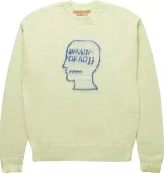 Свитер Brain Dead Logohead Pile Crewneck Sweater 'Melon', розовый