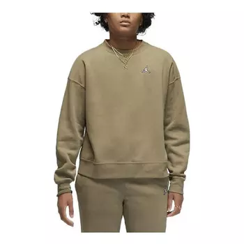 Свитер brooklyn fleece crewneck 'beige' Air Jordan, бежевый