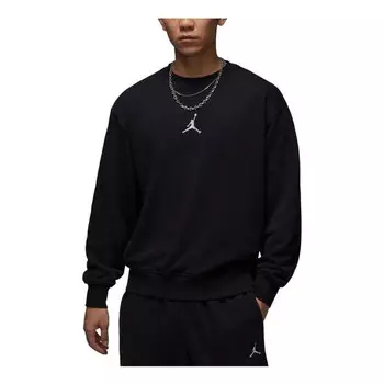 Свитер brooklyn fleece crewneck sweatshirt asia sizing 'black' Air Jordan, черный
