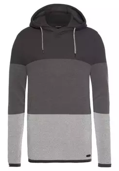 Свитер Bruno Banani, серый/светло-серый/темно-серый