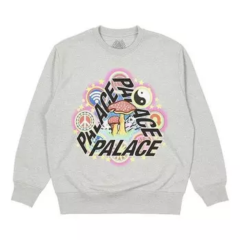 Свитер bun 5g crew sweater 'grey' Palace, серый