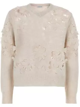 Свитер Burberry Cutout Daisy, нейтральный