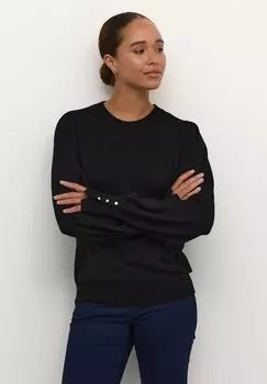 Свитер BUTTONS Kaffe, черный