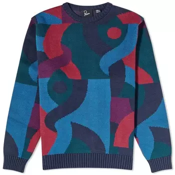 Свитер By Parra Knotted Crew Knit, мультиколор