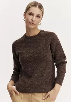 Свитер BYMARTINE POINTELLE b.young, брюнет меланж