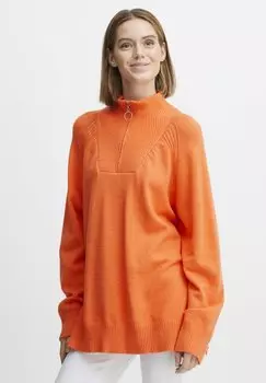 Свитер BYNONINA b.young, апельсиновый меланж