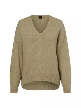 Свитер c фондюс Boss Orange, зеленый