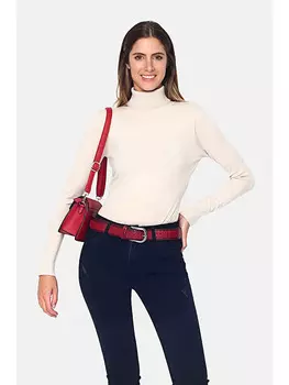 Свитер C& Jo Rollkragen, кремовый